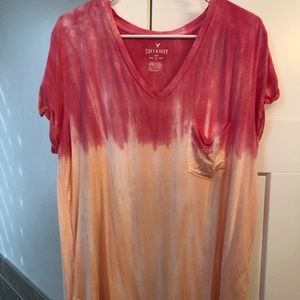 American Eagle super soft tie die tie die